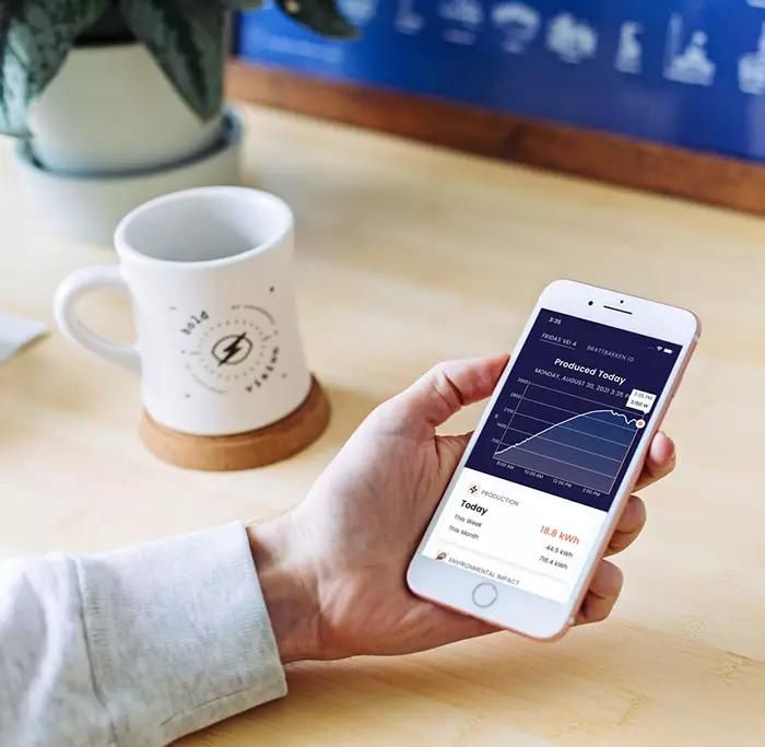 Otovo Solar App - här kan du se elproduktion och få en historisk överblick