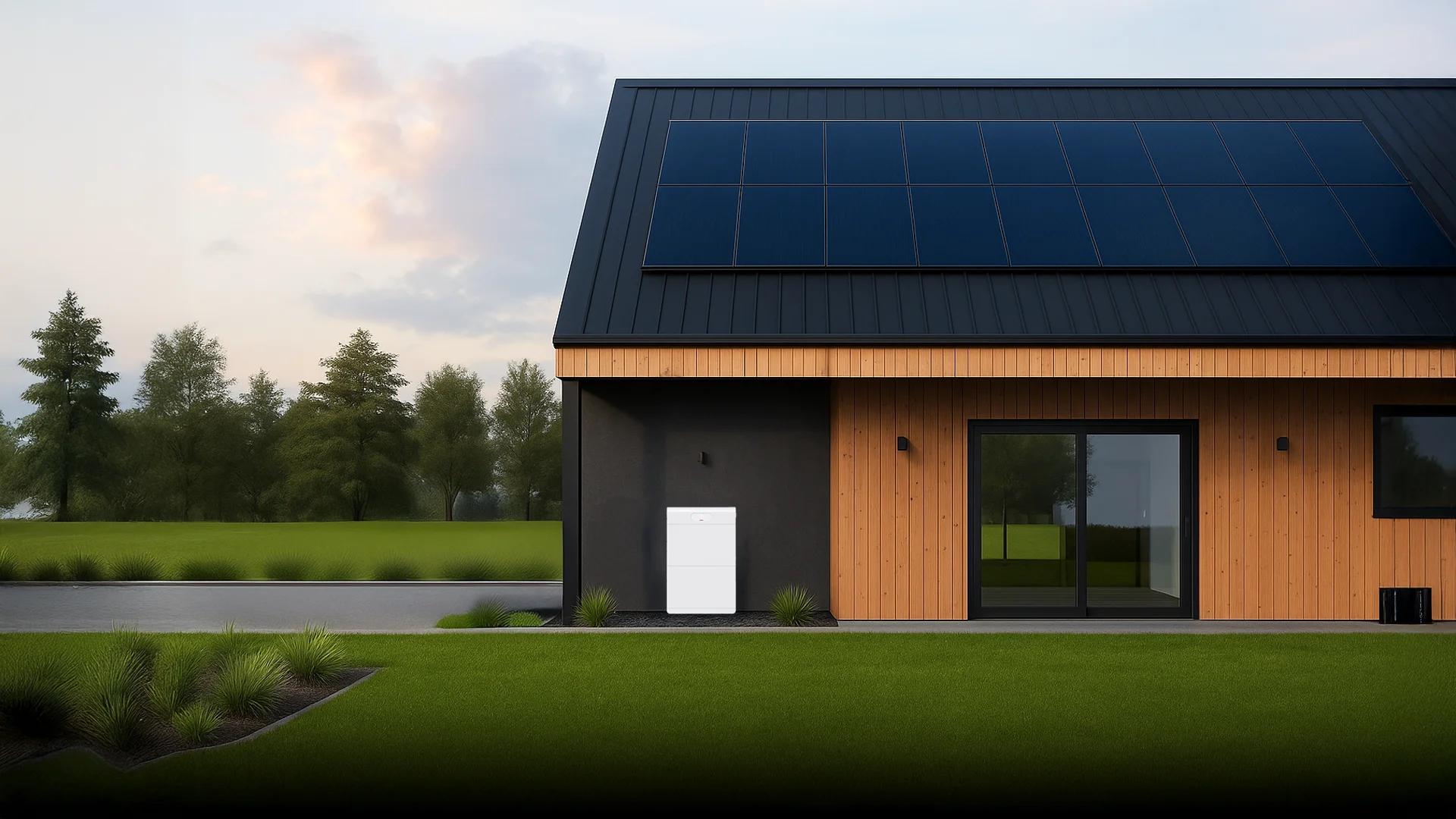 Solcellsanläggning med batteri