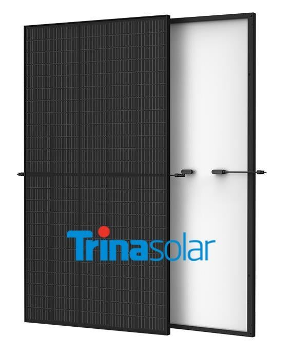 Trinas solpanel i svart färg